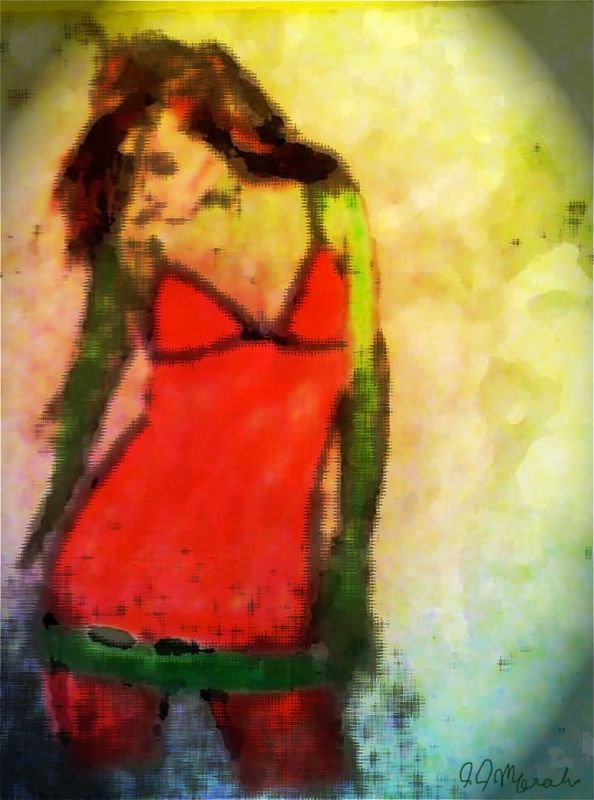 Dancing with the Moon, visual artwork by Feeding A Mood